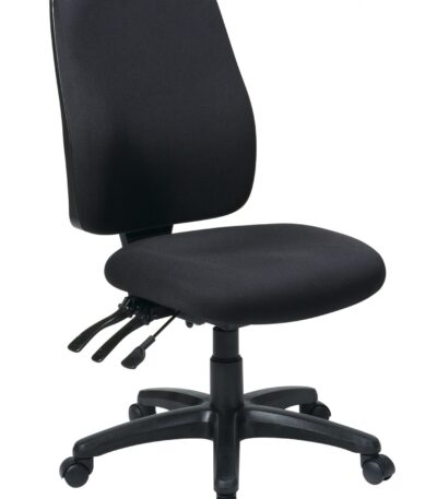 High Back Dual Function Ergonomic Chair - Coal - Work Smart - Contemporary - Commercial