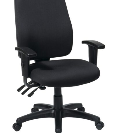 High Back Dual Function Ergonomic Chair - Coal - Work Smart - Contemporary - Commercial