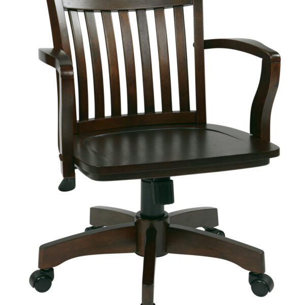 Deluxe Wood Banker's Chair
