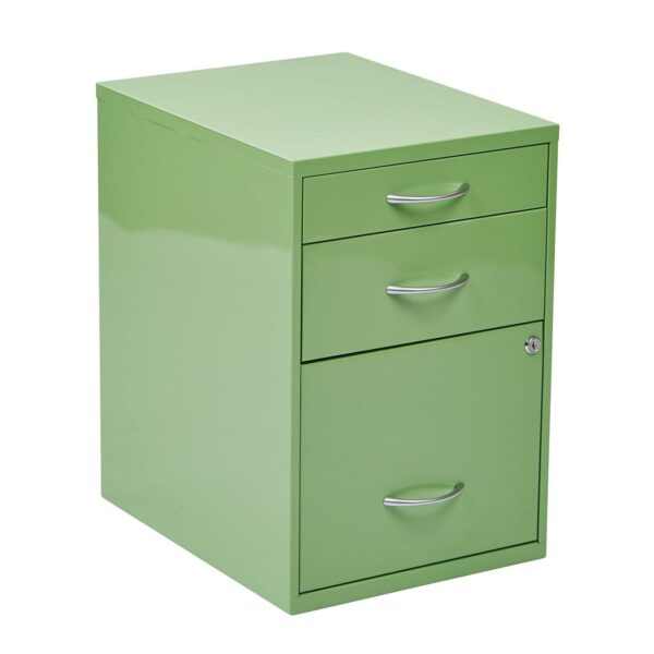 22" Pencil, Box, File Cabinet - Green - OSP Home Furnishings - Professional - Residential