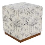 Square Ottoman in Boho Style