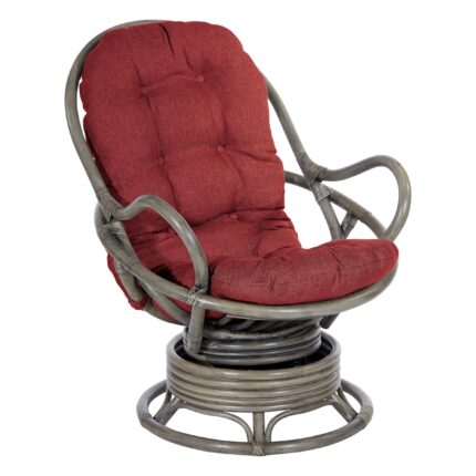 Tahiti Rattan Swivel Rocker