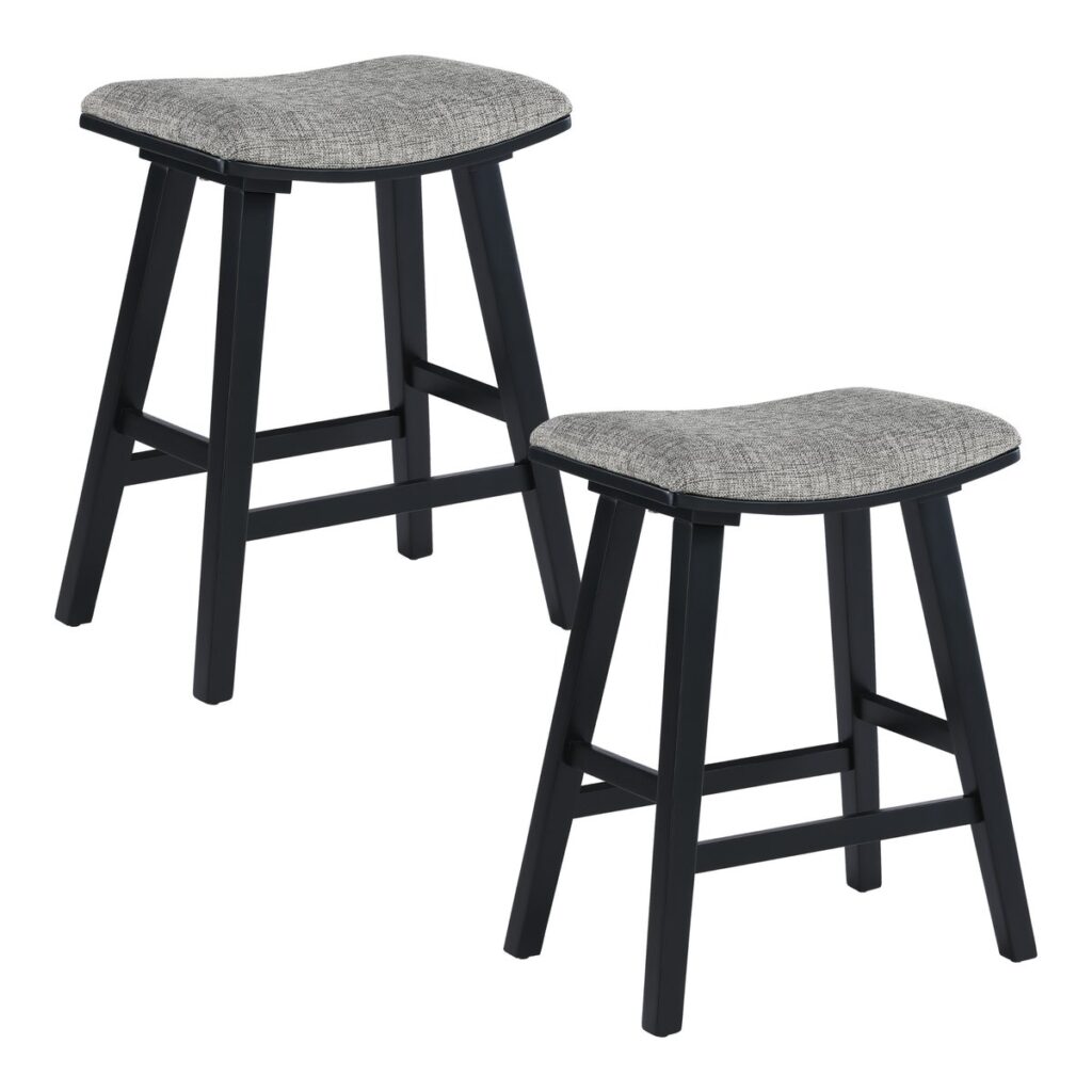 Coley 24" Saddle Stool 2-Pk