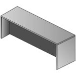 Sonoma Credenza Desk Shell