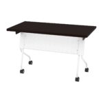 4' White Frame with Espresso Top