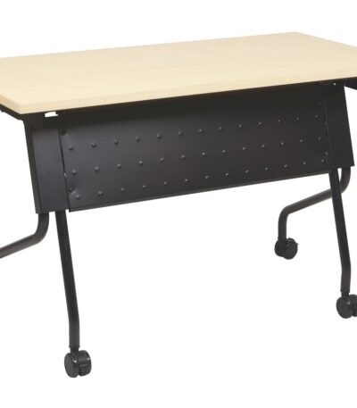 4' Black Frame With Maple Top