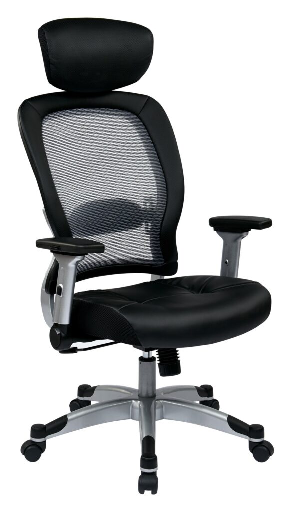 Professional Light Air Grid® Back Chair with Headrest