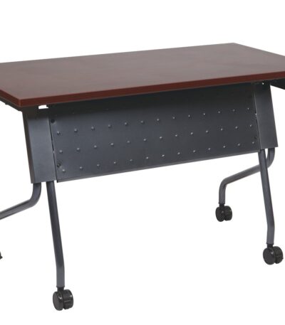 4' Titanium Frame With Mahogany Top
