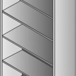 Kenwood 5-Shelf Bookcase, 70" - Kenwood - KEN-56-LCH